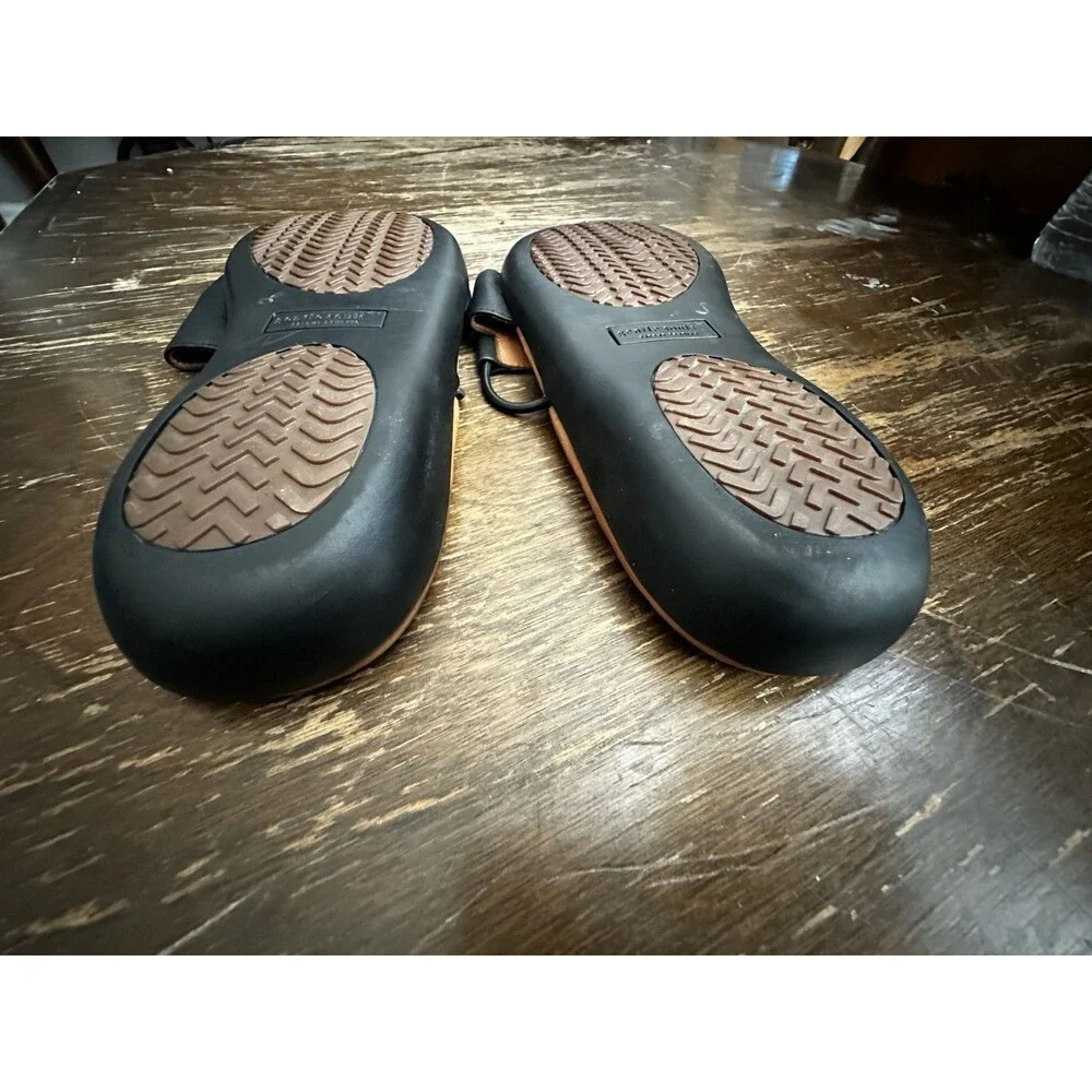 Gentle Souls Gollum Black Leather Slip-On Flat Size 11 Preowned Rare Find